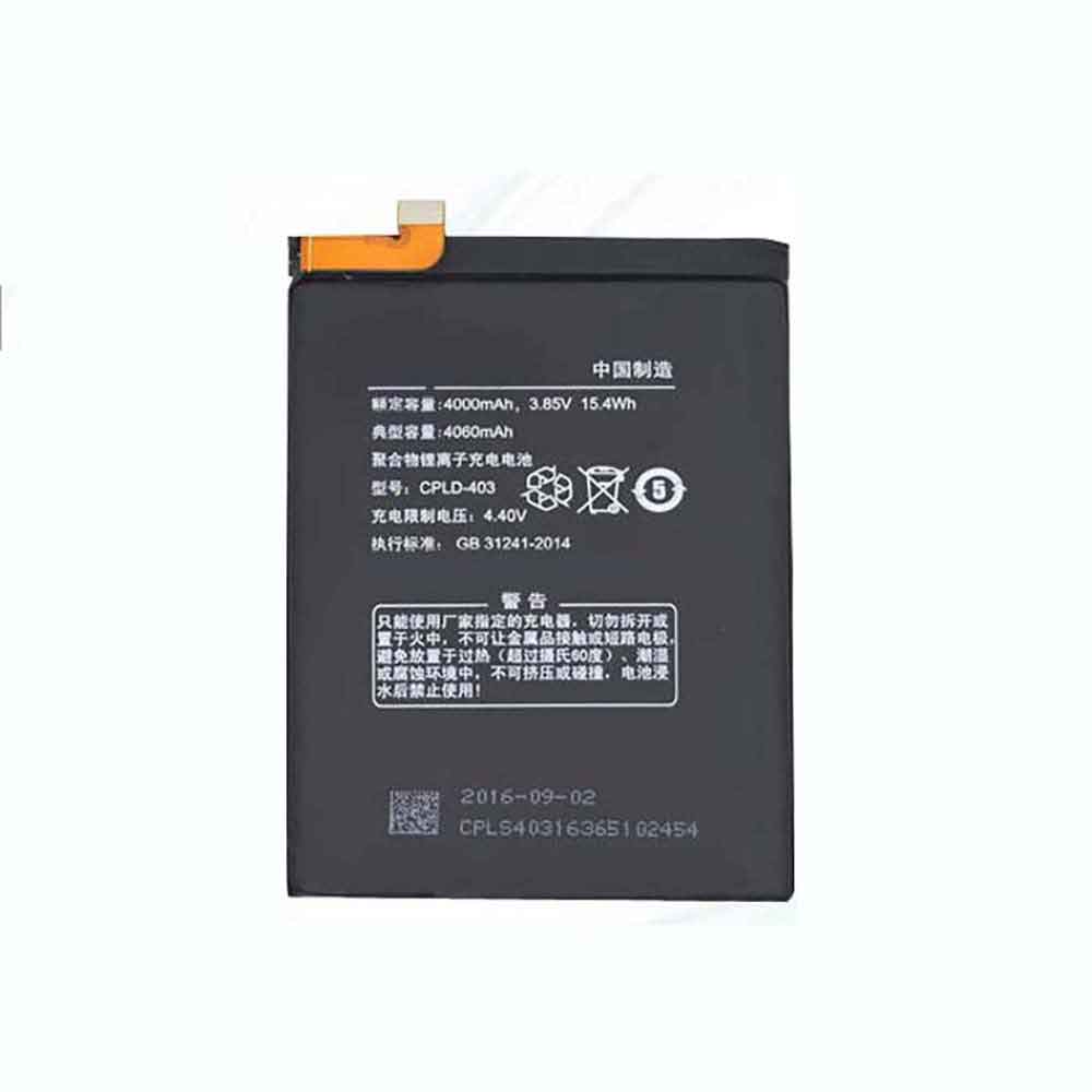 3.85V 4000mAh CPLD-403 Smartphone Battery for Coolpad C106-9 C106-8 C107-9