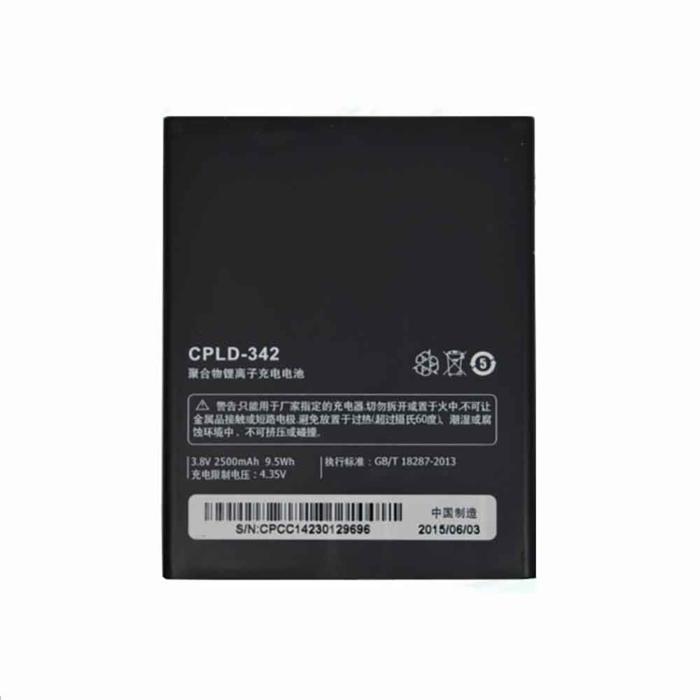3.8V 2500mAh CPLD-342 Smartphone Battery for Coolpad 8670