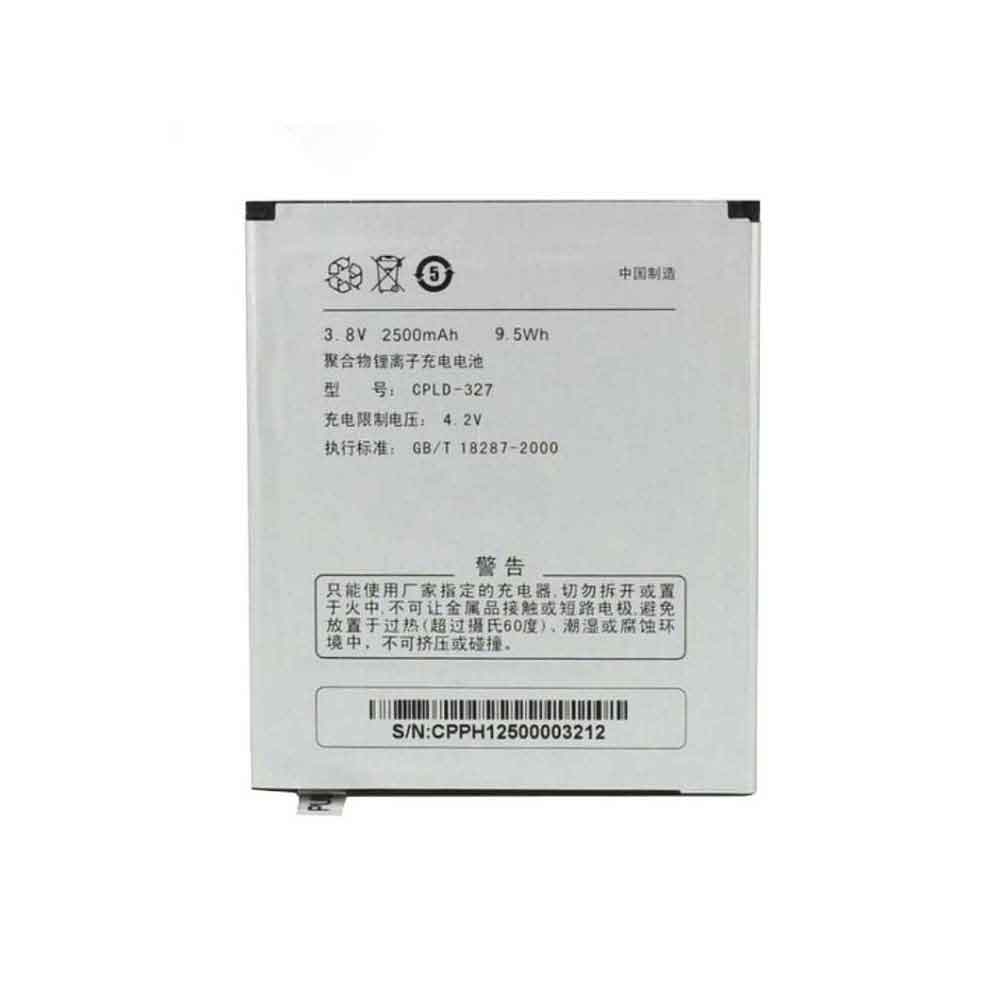 3.8V 2500mAh CPLD-327 Smartphone Battery for Coolpad 8729 K1 7620L 5952 8732