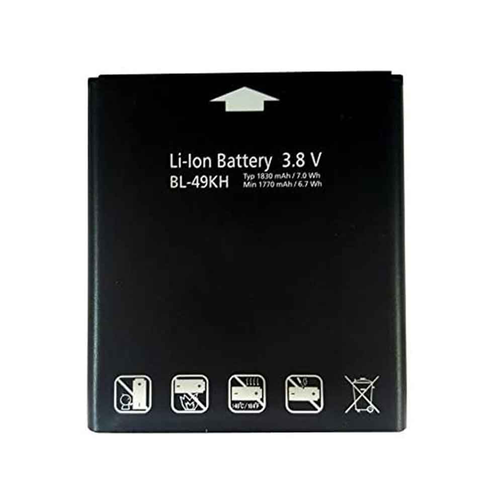 3.8V 1830mAh BL-49KH Smartphone Battery for LG LU6200 6220 SU640 VS920