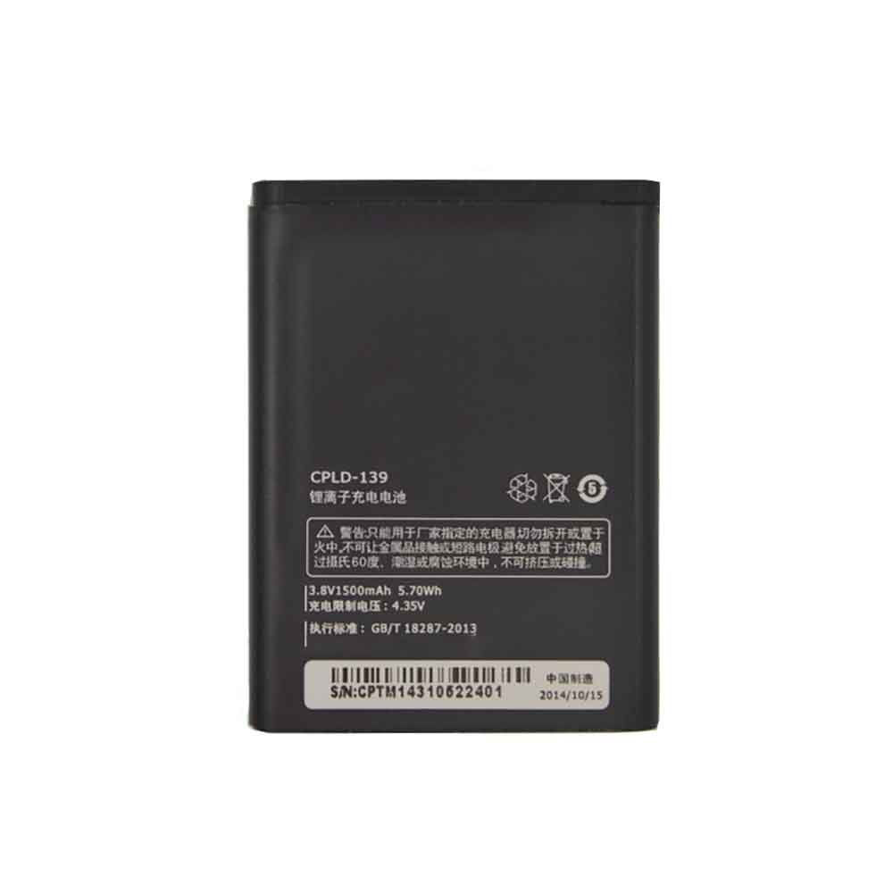 3.8V 1500mAh CPLD-139 Smartphone Battery for Coolpad 8021