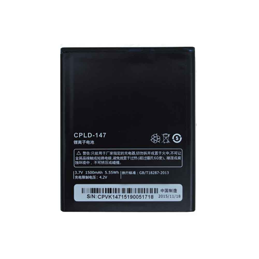 3.7V 1500mAh CPLD-147 Smartphone Battery for Coolpad 8029