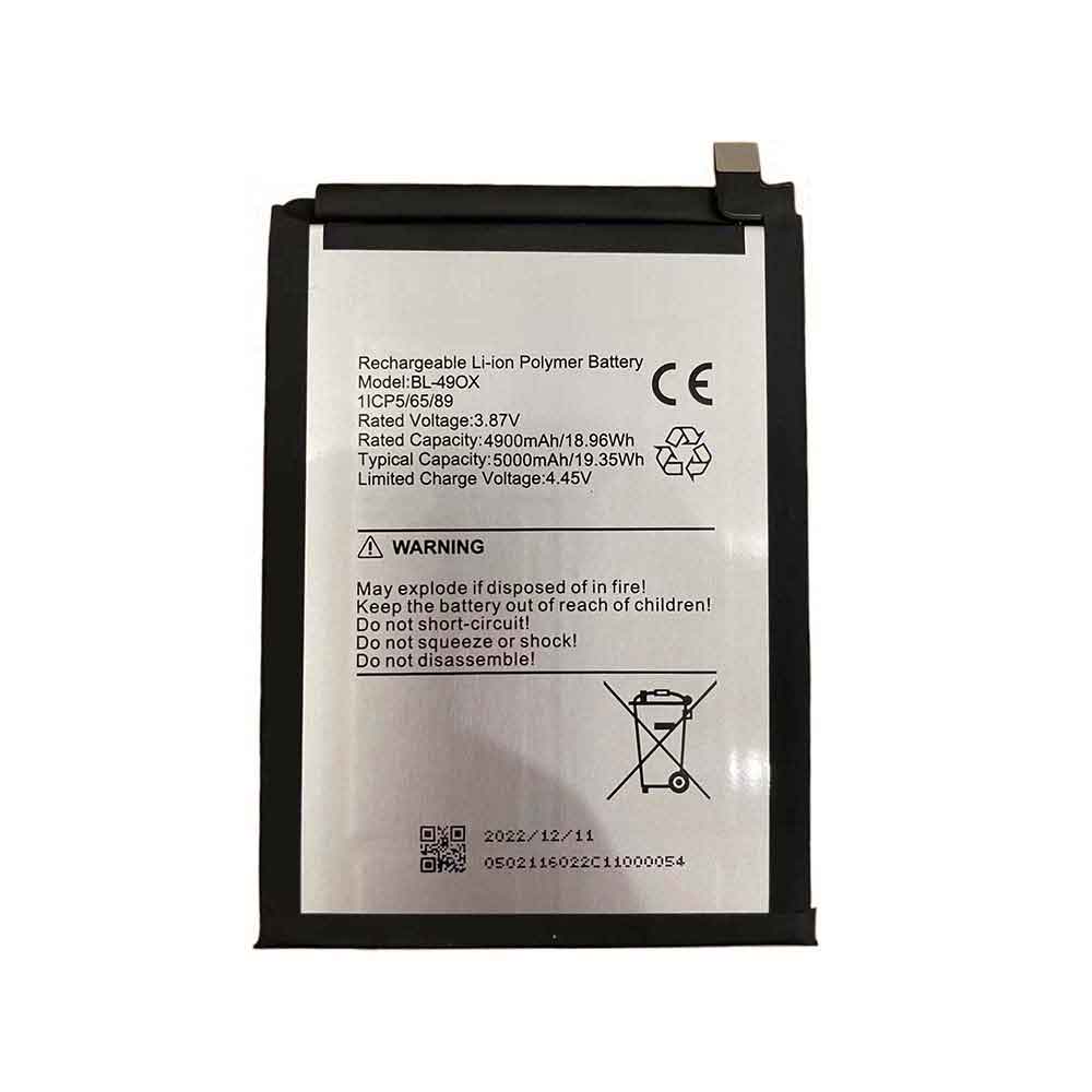 3.87V 5000mAh BL-49OX Smartphone Battery for Infinix BL-49OX