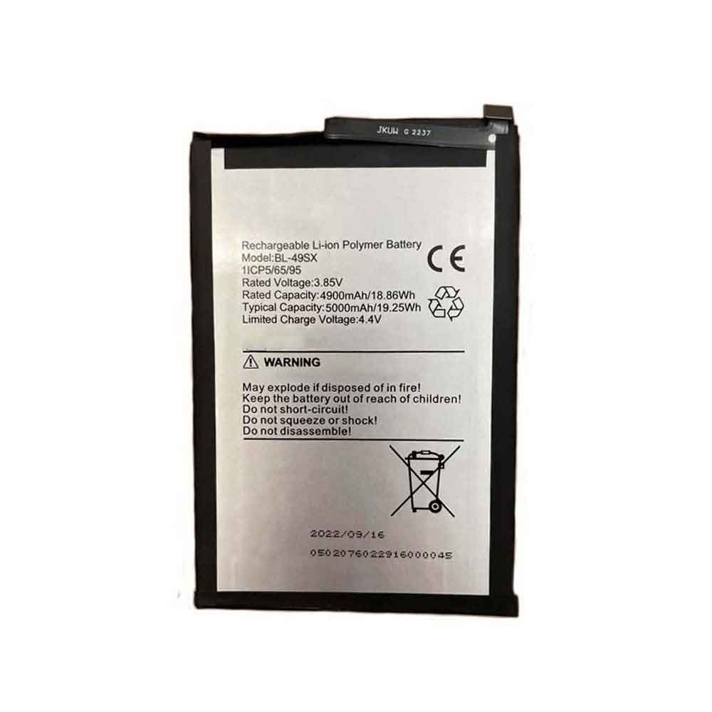3.85V 5000mAh BL-49SX Smartphone Battery for Infinix BL-49SX