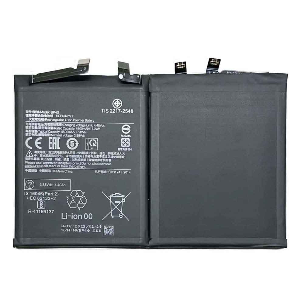 3.88V 4500mAh BP4G Smartphone Battery for Xiaomi 13