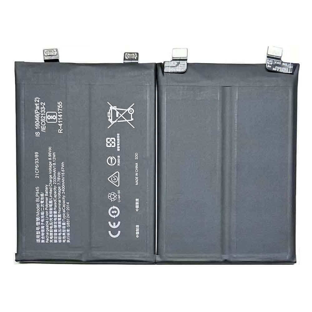 7.78V 2400mAh BLP945 Smartphone Battery for OnePlus Ace Pro