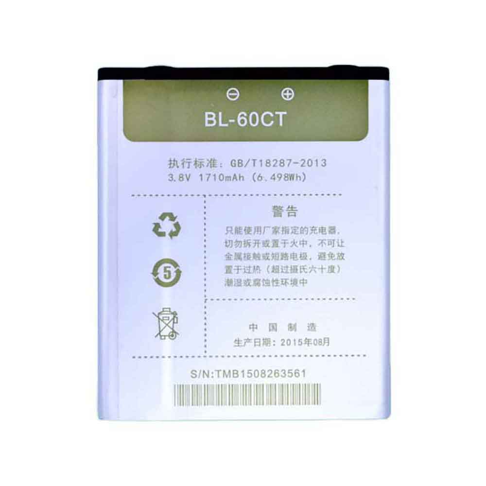 3.8V 1710mAh BL-60CT Smartphone Battery for Koobee M1L