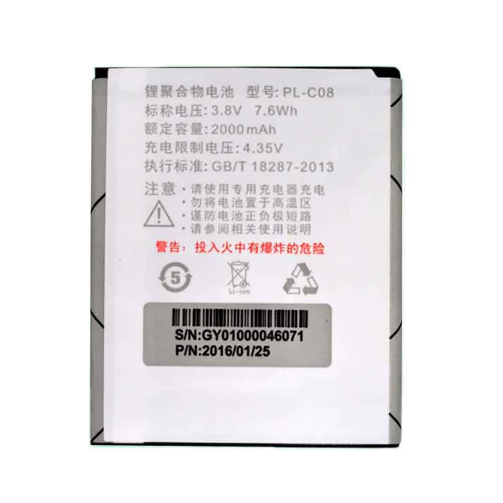 3.7V 2000mAh PL-C08 Smartphone Battery for Doov C9