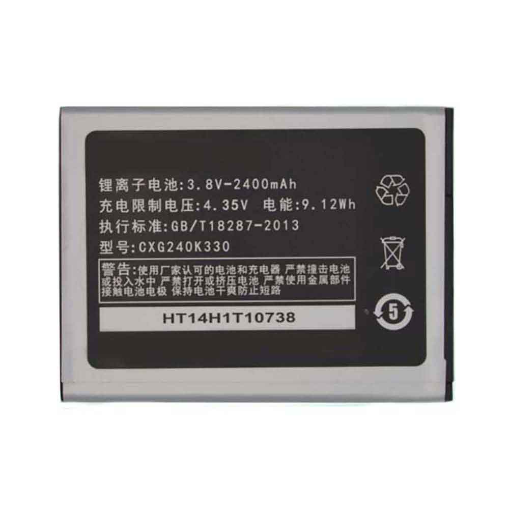 3.8V 2400mAh CXG240K330 Smartphone Battery for Konka K33