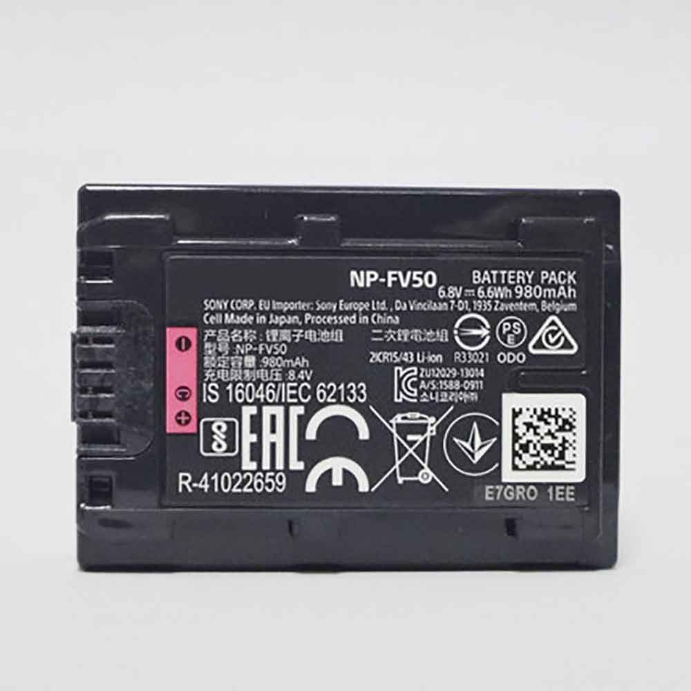 6.8V 980mAh Sony PJ820E PJ610E AX100E Replacement Battery
