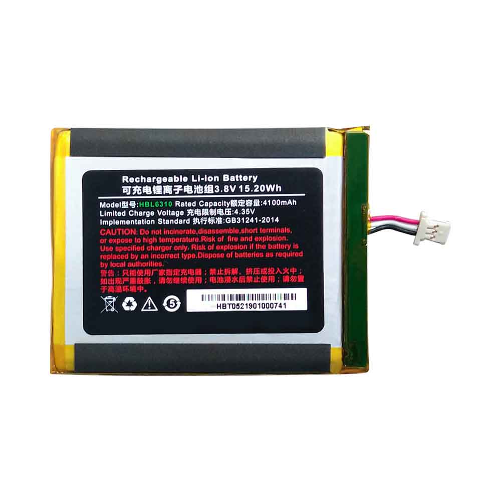 3.8V 4100mAh HBL6310 Printers Battery for Urovo i6310