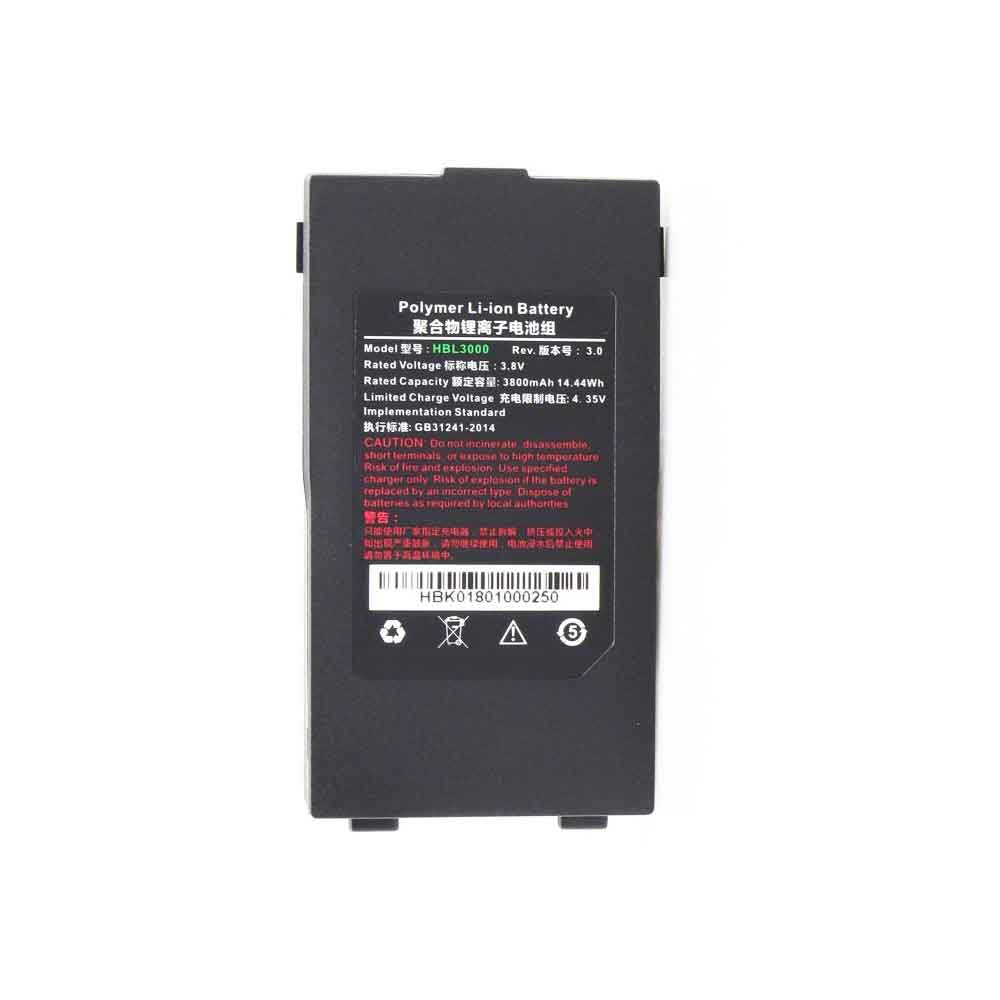 3.8V 3800mAh HBL3000 Barcode Scanners Battery for Urovo i3000