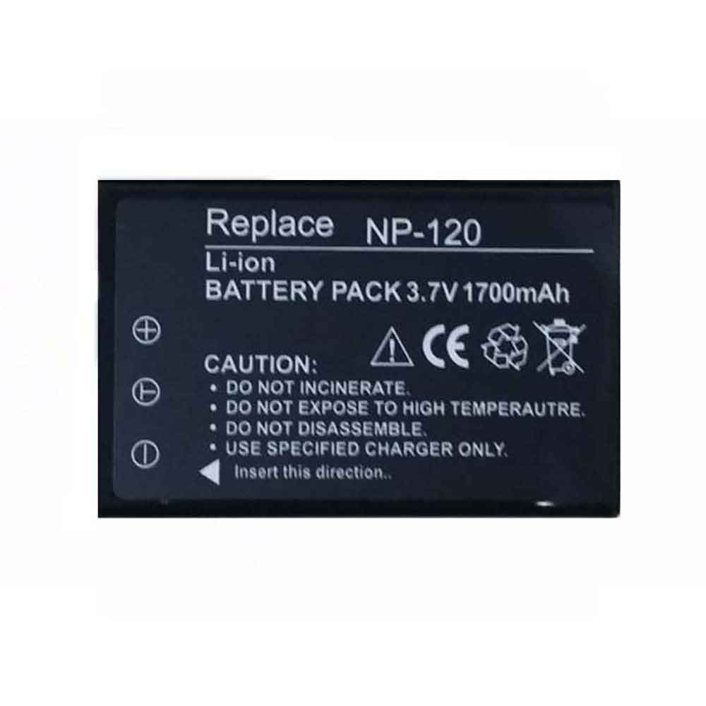 3.7V 1700mAh NP-120 Camera Battery for Gicom LK9100 LK9150 GC9600