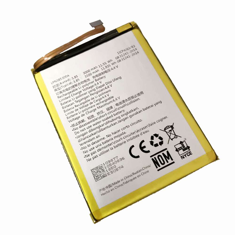 3.85V/4.4V 3000mAh/11.55WH Hisense F26 HLTE200T/M Replacement Battery