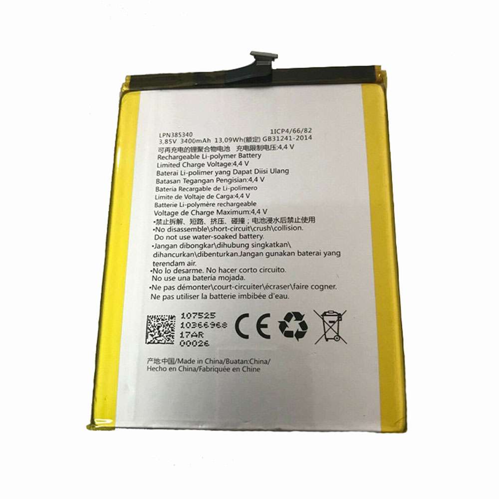 3.85V/4.4V 3400mAh/13.09WH Hisense HLTE300T E77 E77M H10 H11 HLTE M800 Replacement Battery
