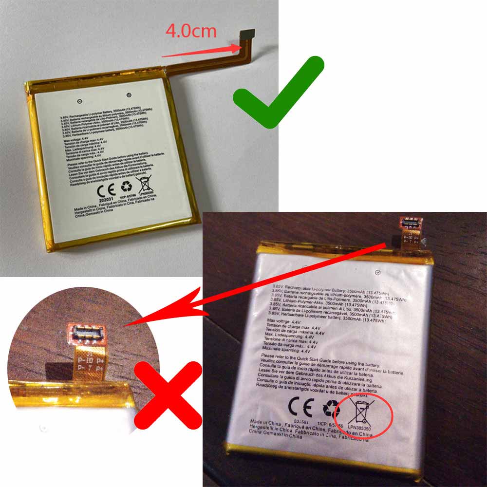 Crosscall Trekker X3 battery
