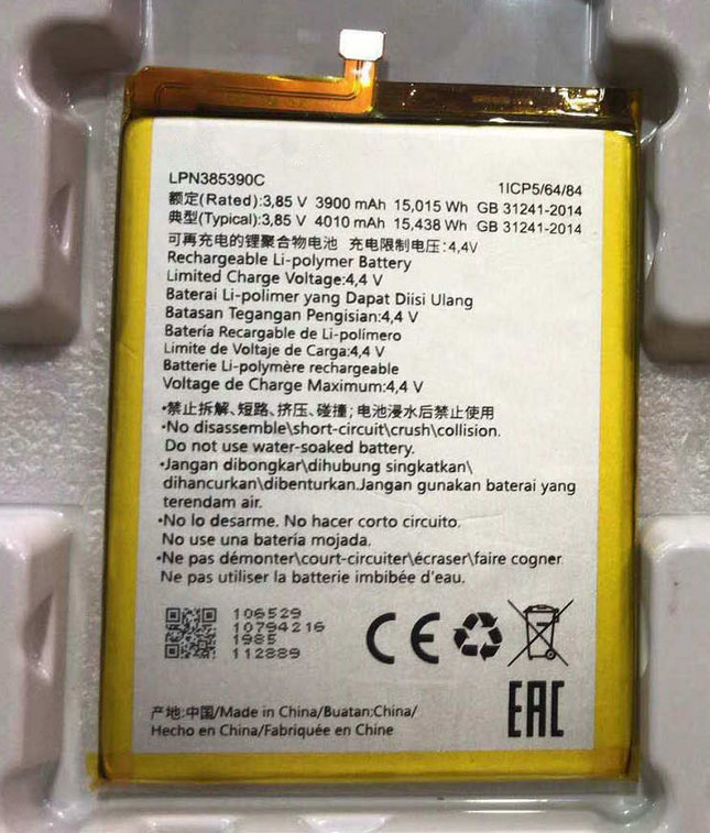 3.85V/4.4V 3900mAh Hisense F30S HLTE217T Replacement Battery