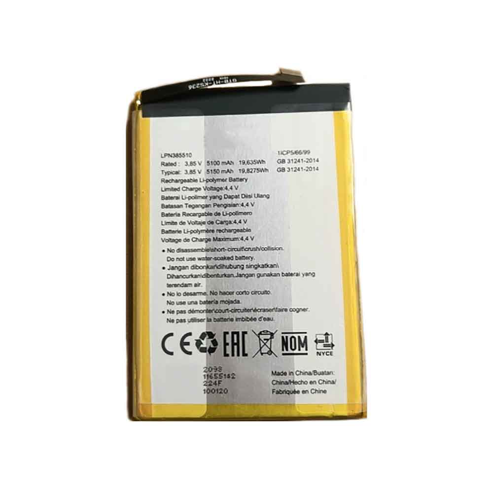 3.85V 5100mAh LPN385510 Smartphone Battery for Hisense LPN385510