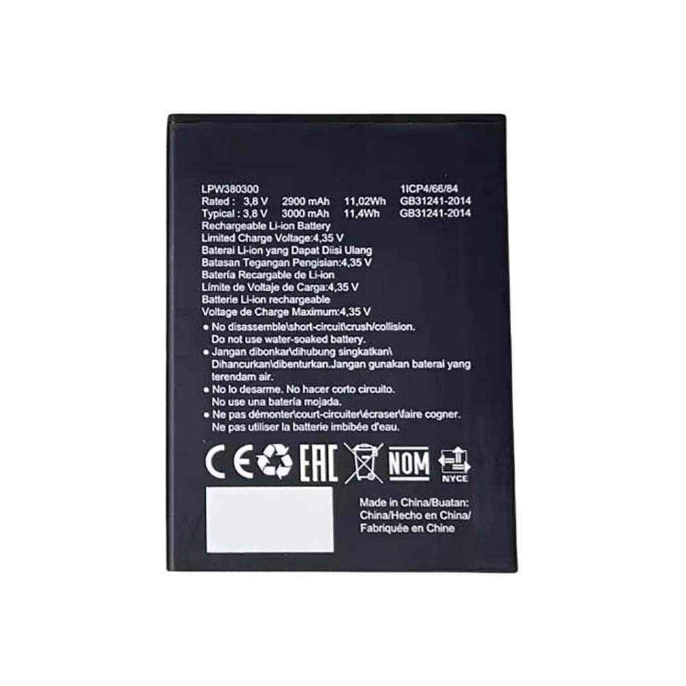 3.8V 3000mAh LPW380300 Smartphone Battery for Hisense LPW380300
