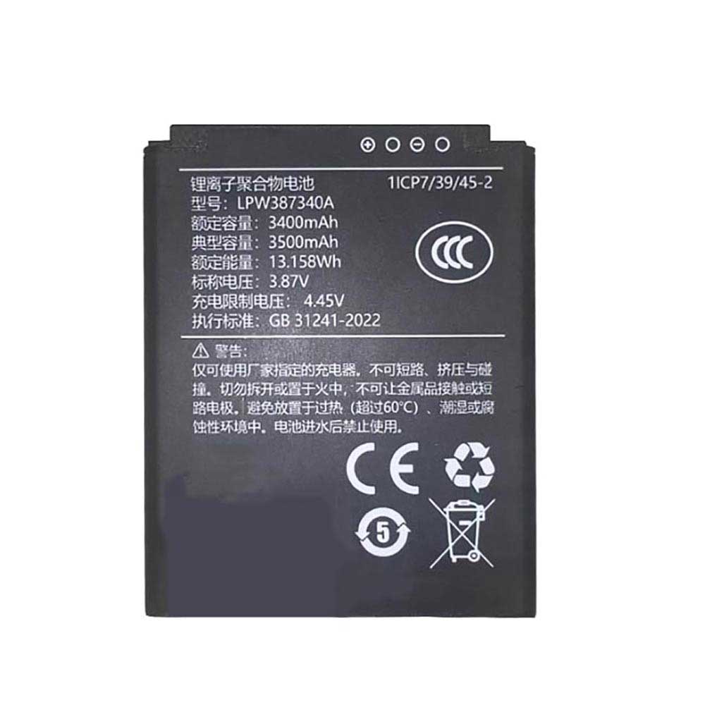 3.87V 3400mAh LPW387340A Electronic Batteries for Hisense Z50 DSJ-HIS50A1