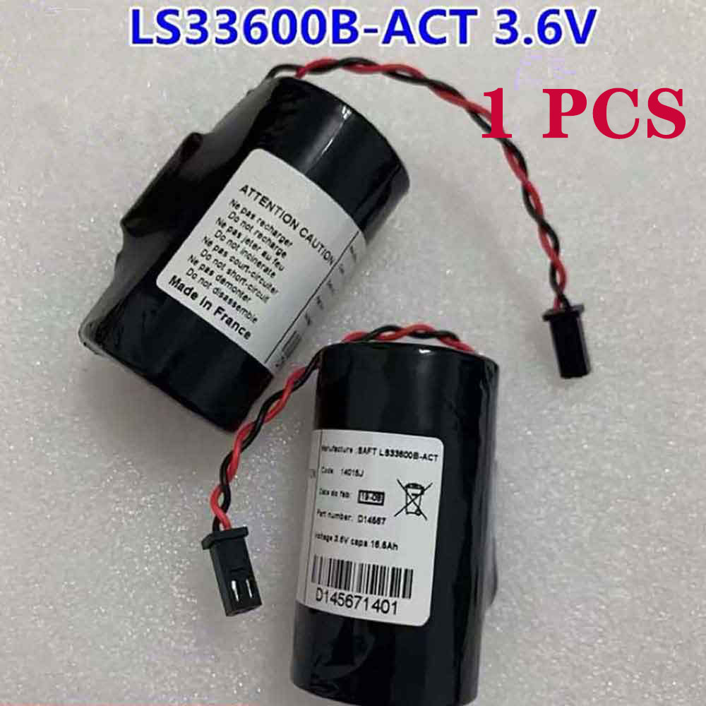 3.6V 16.6Ah D14567 PLC Battery for Saft LS33600B-ACT LS33600