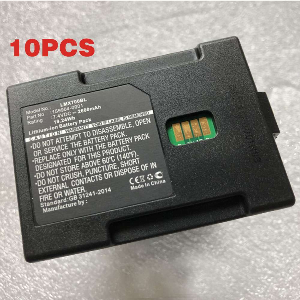 7.4V 2600mAh MX7382BATT Barcode Scanners Battery for LXE MX7 Barcode Scanner 10pc