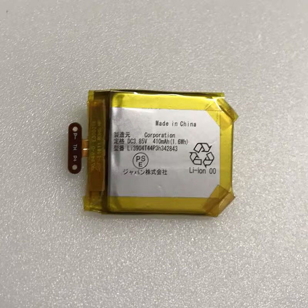 3.85V/4.4V 410mAh/1.6Wh Li3904T44P3h342843 Smart Watch Battery for ZTE Li3904T44P3h342843 SmartWatch