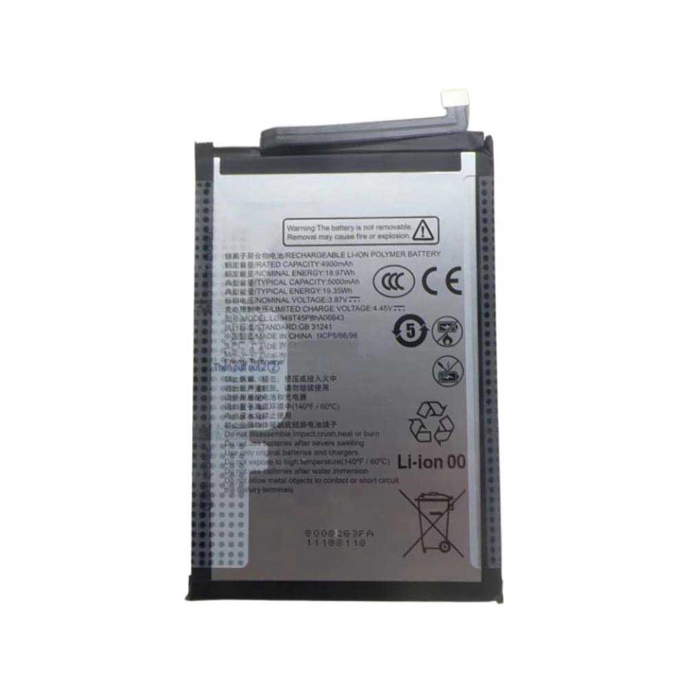 3.87V 5000mAh Li3949T45P8hA06643 Smartphone Battery for ZTE NUBIA Air 1