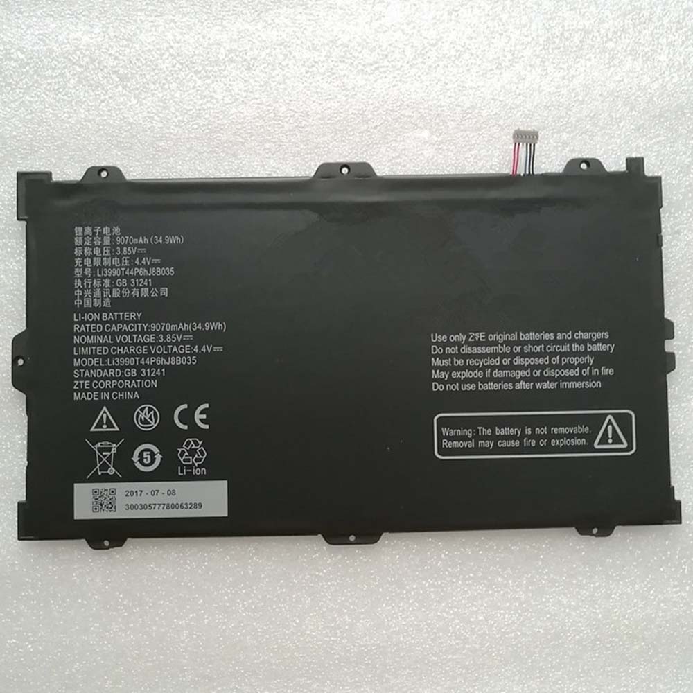 3.85V 9070Mah/34.9Wh Li3990T44P6hJ8B035 Smartphone Battery for ZTE Primetime 10 K92