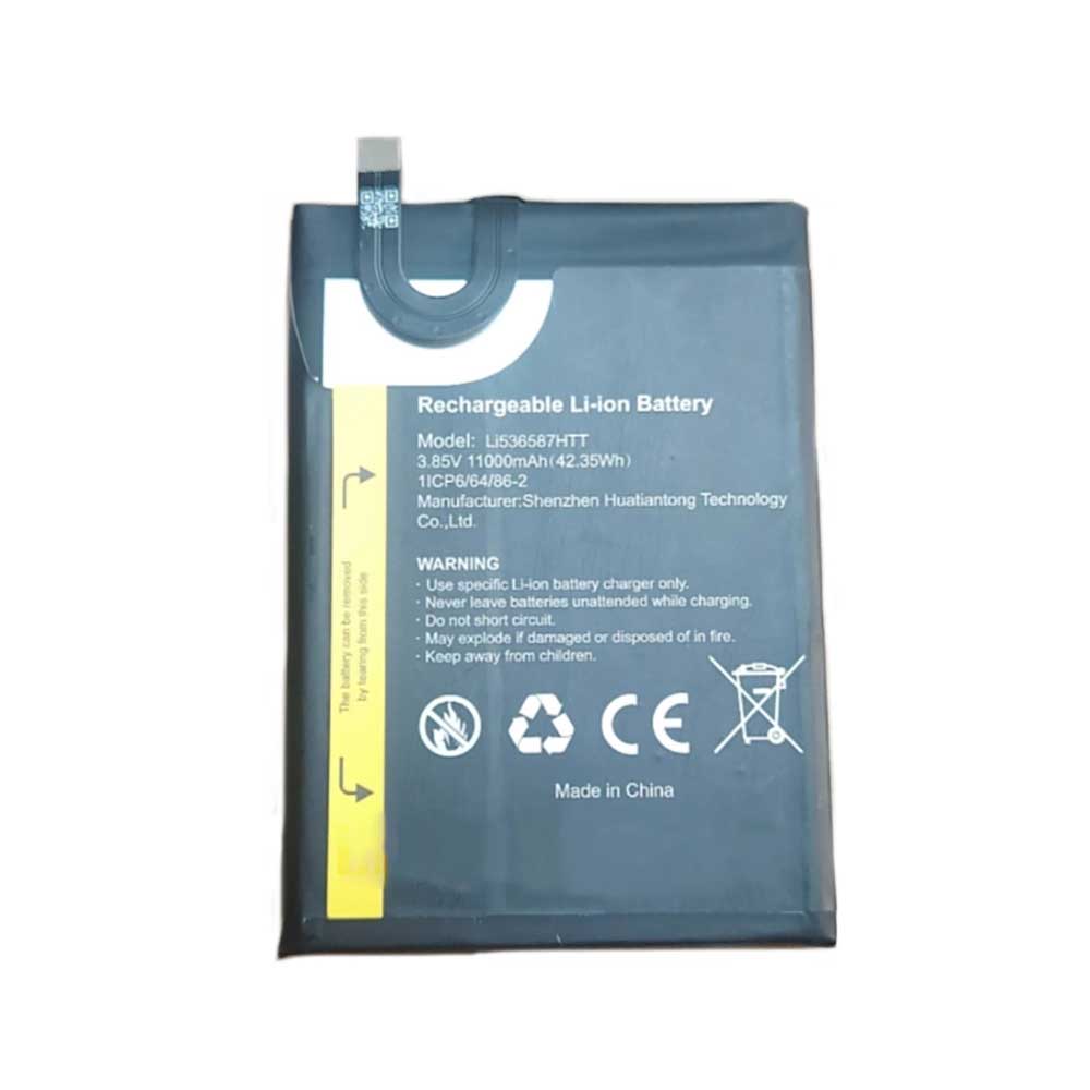 3.85V 11000mAh/42.35Wh Li536587HTT Smartphone Battery for Blackview Li536587HTT