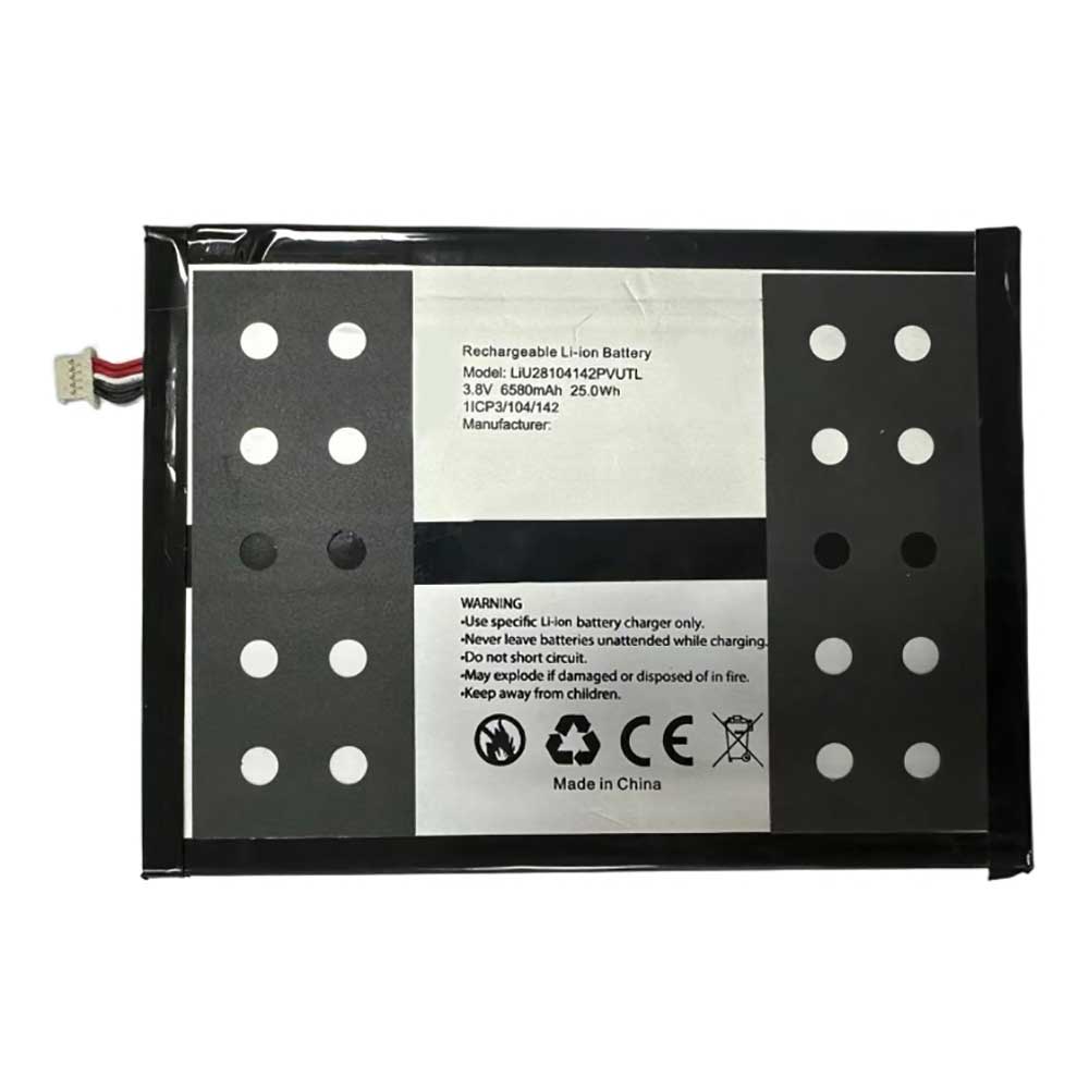 3.8V 6580mAh/25Wh LiU28104142PVUTL Tablet Battery for Blackview Tab 7 Pro