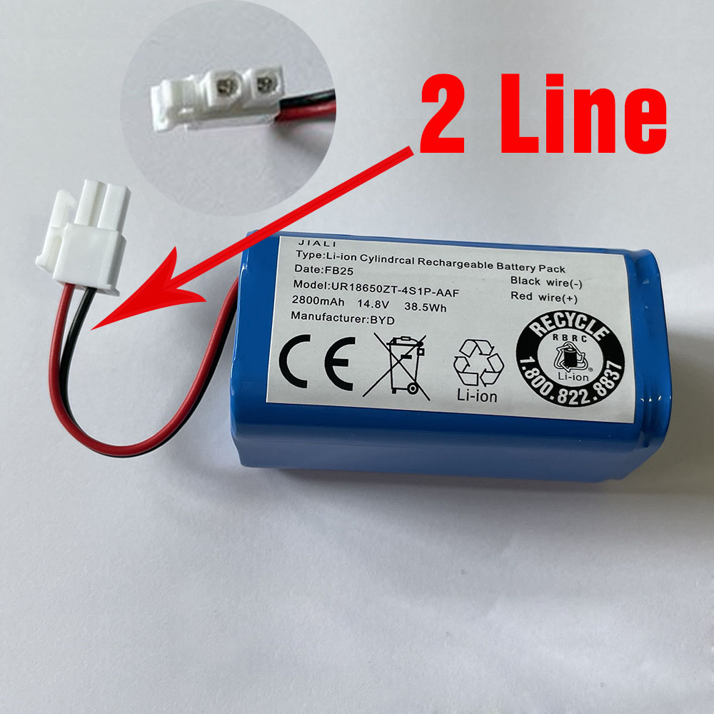 INR18650 2600mAh/45.8Wh Replacement battery for Ecovacs Robot Vacuum Cleaner 4INR19/66