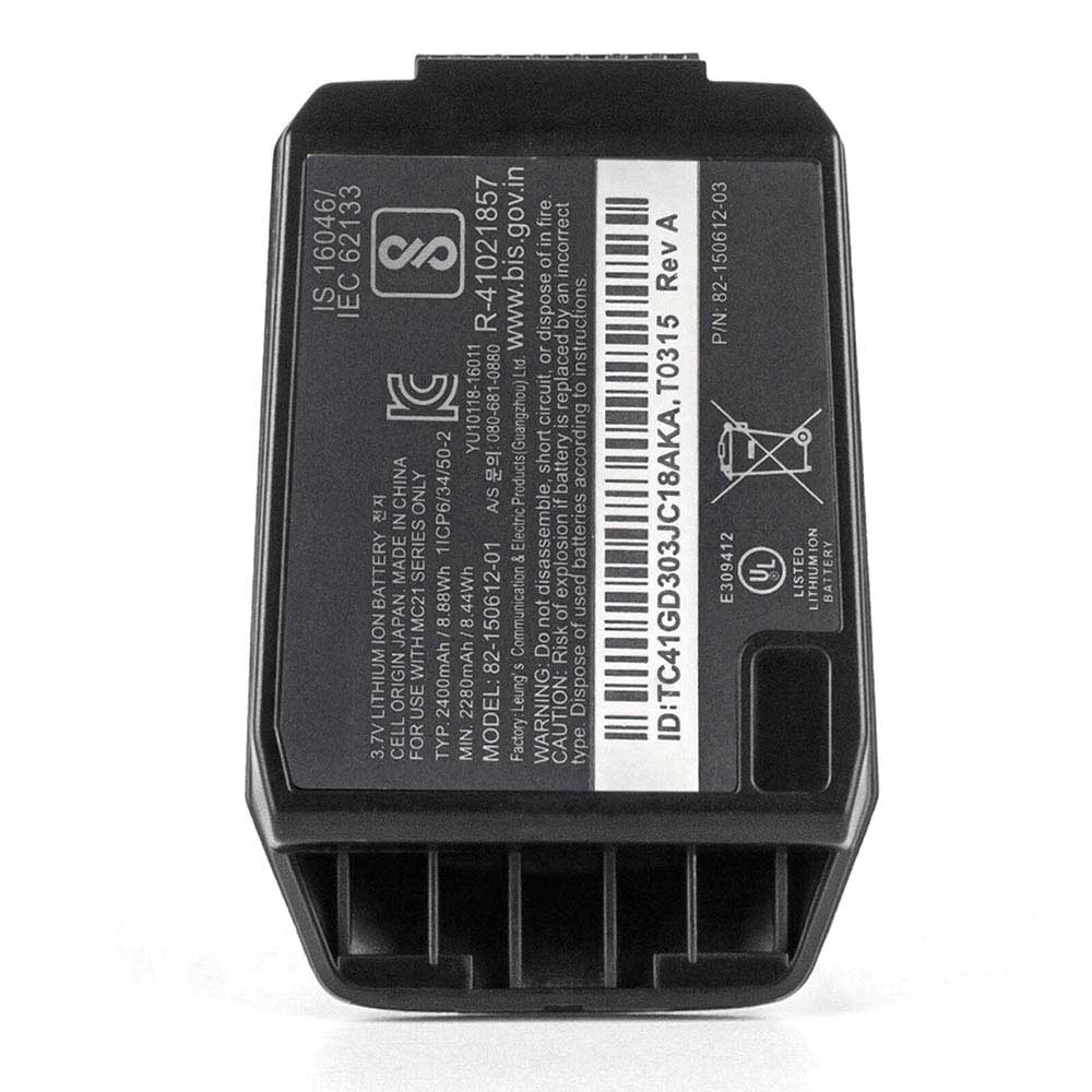 3.7V 2400mAh 82-150612-01 Tablet Battery for Motorola MC21 MC2100 MC2180 BTRY-MC21EAB0E