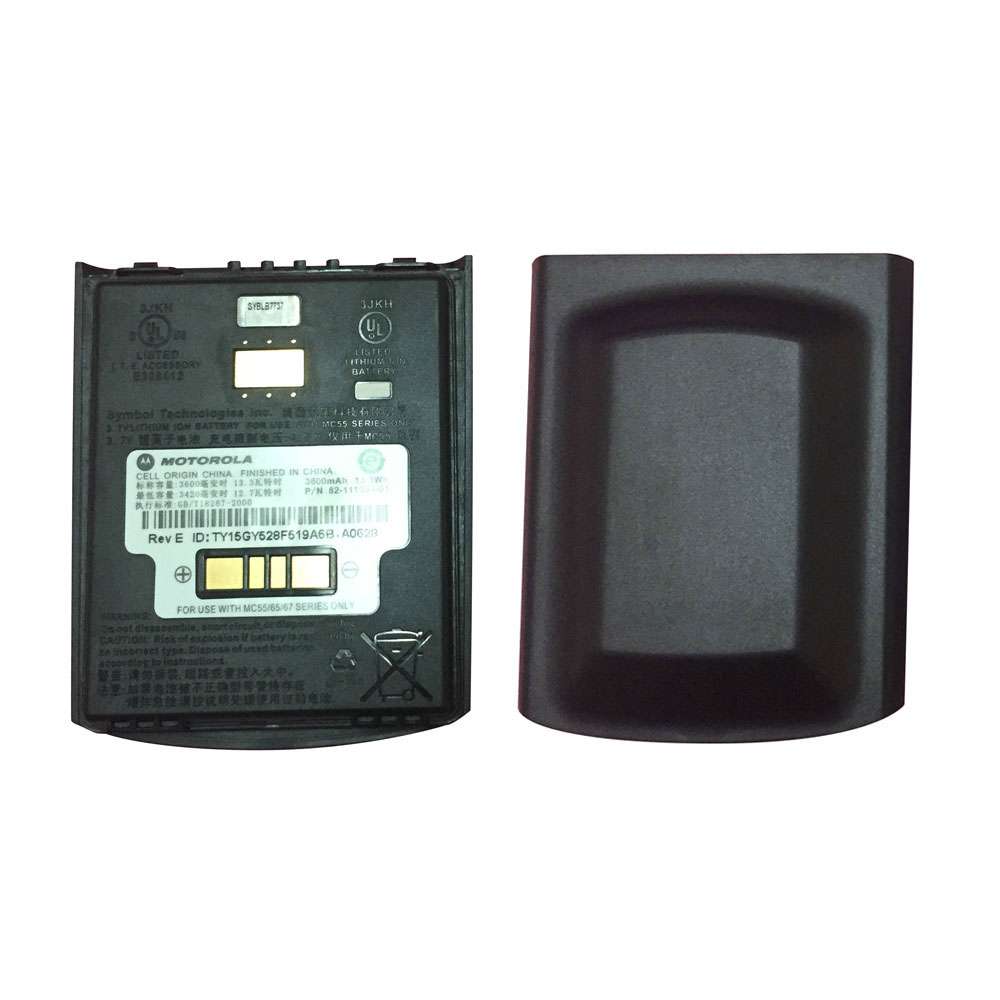 3.7V  3600MAH (8.88wh)(not compatible with 2400MAH) Motorola Symbol MC55/MC5590/MC55A0 Replacement Battery