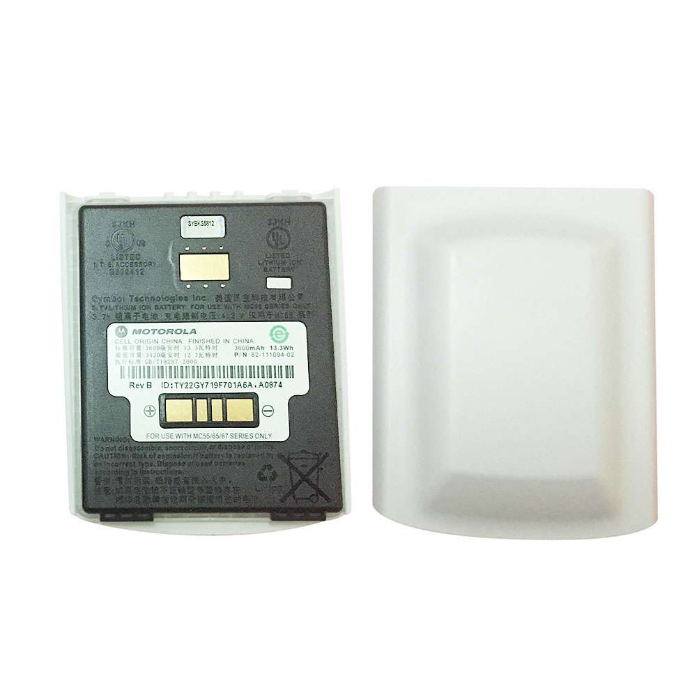 3.7V  3600MAH (8.88wh)(not compatible with 2400MAH) Motorola Symbol MC55/MC5590/MC55A0 Replacement Battery