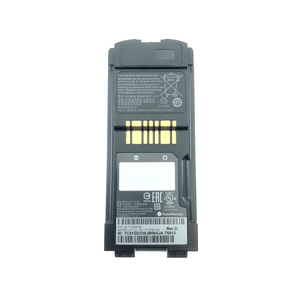 3.7V 4.2V 7020mAh 26Wh 82-111636-04 Barcode Scanners Battery for Motorola Symbol MC9500 MC9590 MC9596 MC95XX