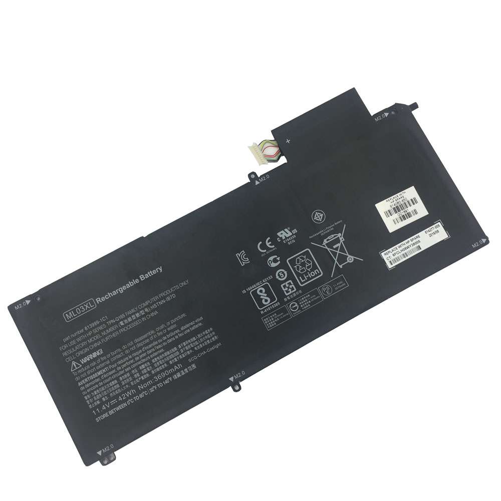 11.4V 42Wh ML03XL Laptop Battery for HP Spectre x2 12-A001DX