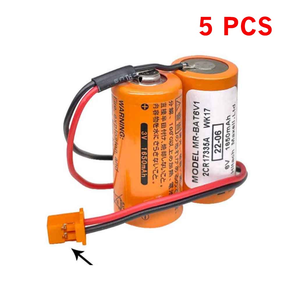6V 1650mAh 2CR17335A PLC Battery for Mitsubishi 2CR17335A WK17