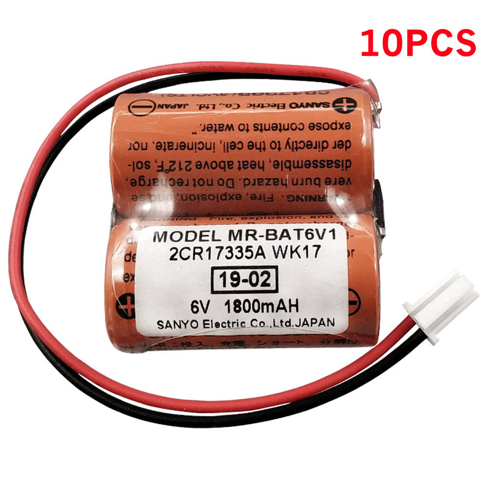 6V 1800mAh Mitsubishi 2CR17335A WK17 6V CR17335 Replacement Battery