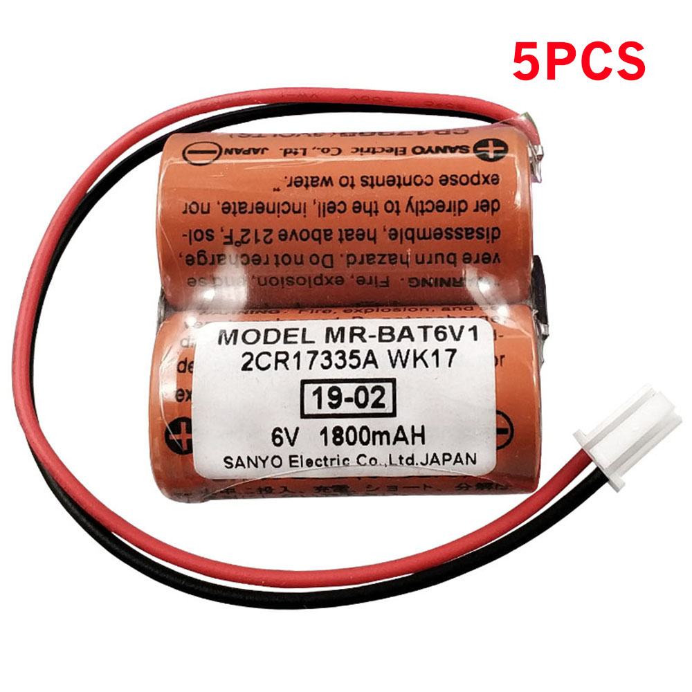 6V 1800mAh Mitsubishi 2CR17335A WK17 6V CR17335 Replacement Battery