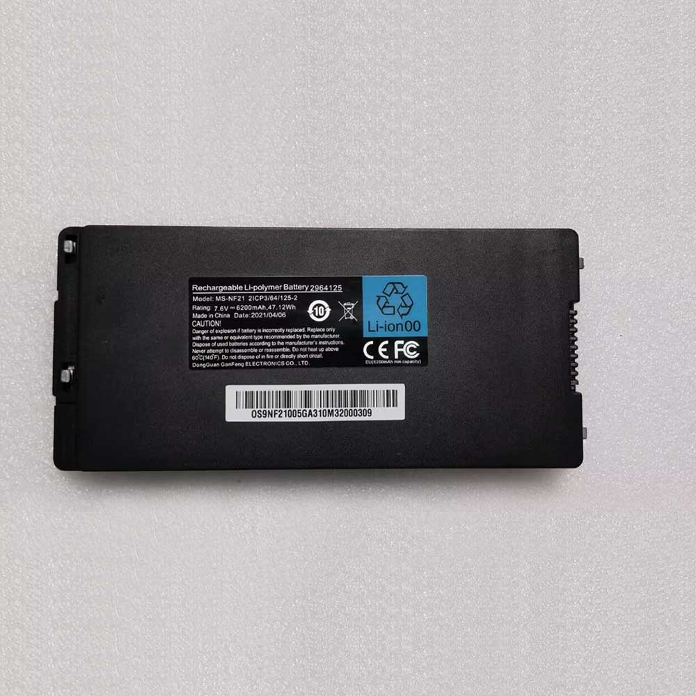 7.6V 6200mAh MS-NF21-2ICP3 Laptop Battery for GFL MS-NF21 2ICP3