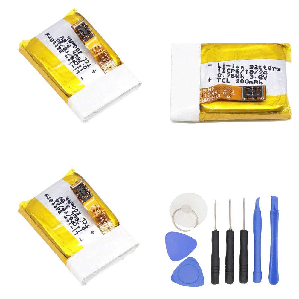 1ICP6/18/24 200mAh/0.76Wh Replacement battery for Microsoft Band 2 Smartwatch tools