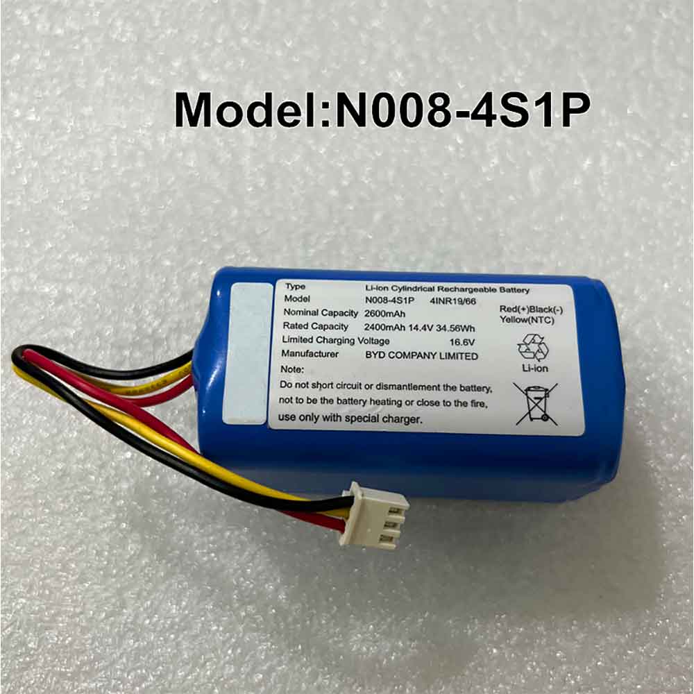 14.4V 2400mAh N008-4S1P Vacuum Cleaner Battery for Other N008-4S1P Vacuum Cleane