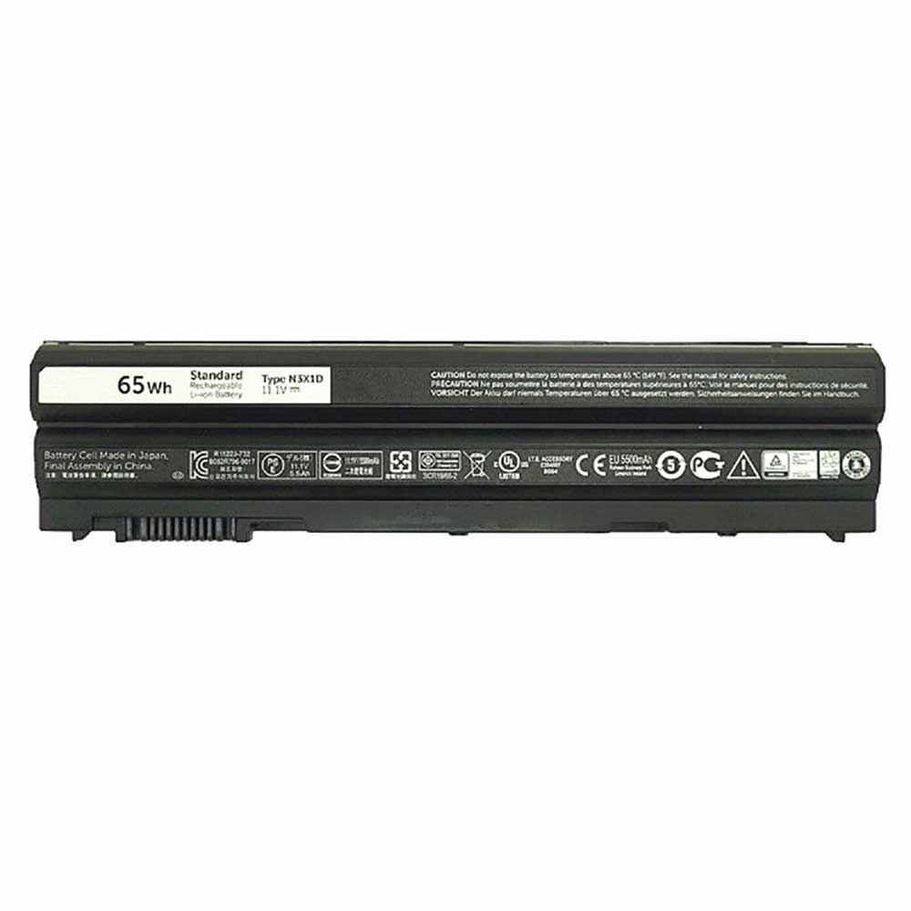 11.1V 65Wh N3X1D Laptop Battery for Dell Latitude E5520 E6420 E6430 E6520 E6530 E6540