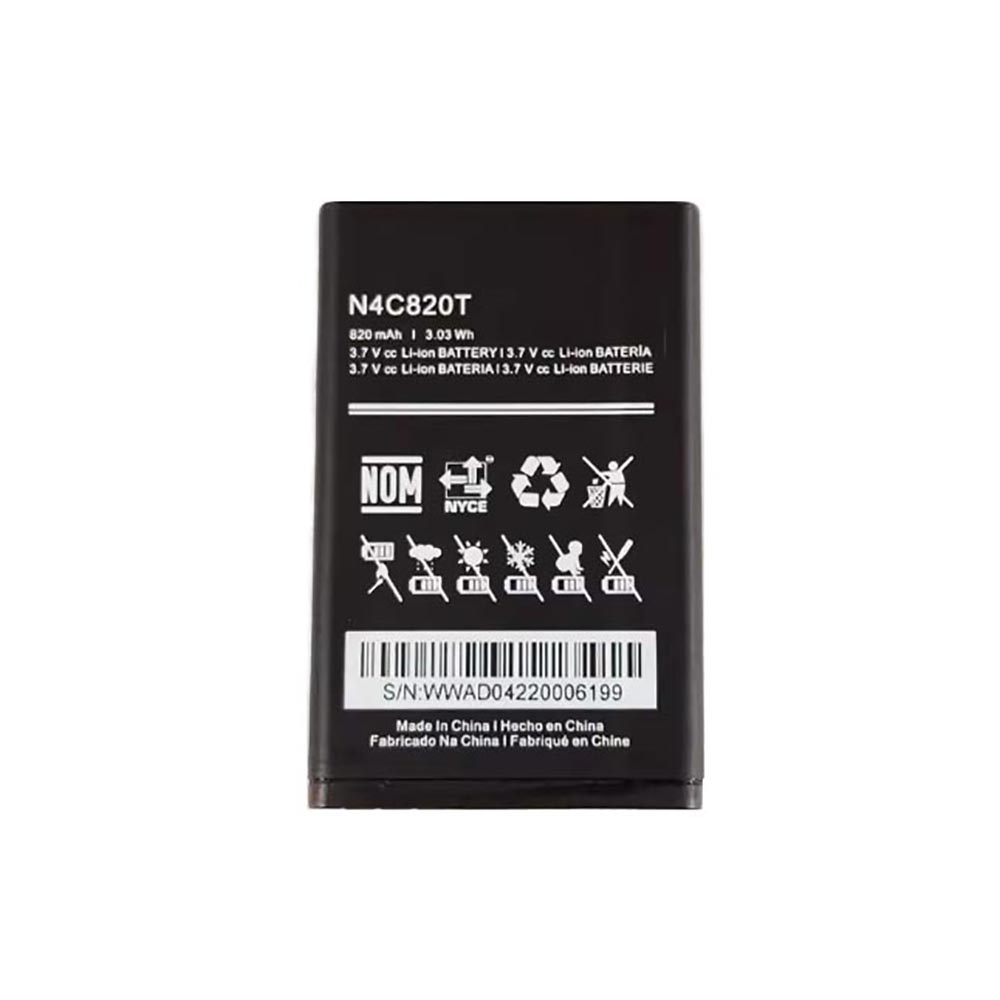 3.7V 820mAh N4C820T Smartphone Battery for BLU Zoey Flex Jenny TV