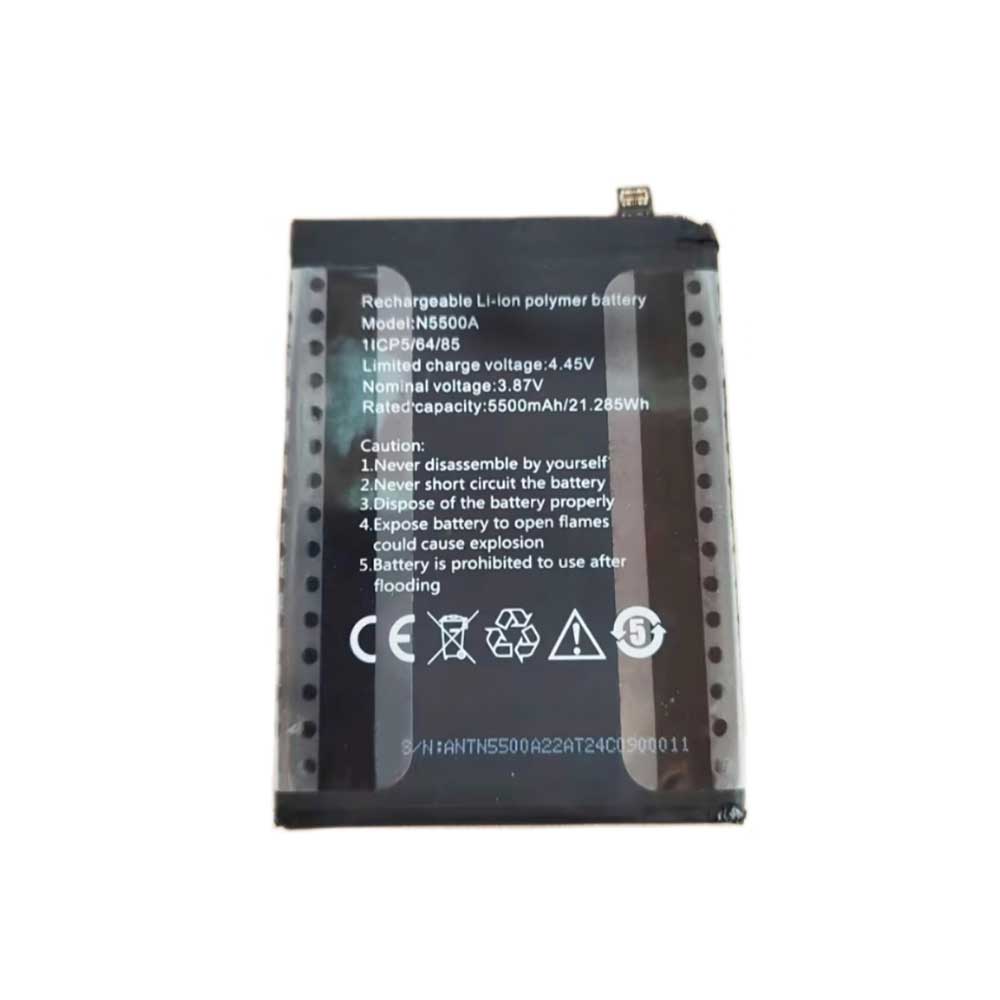 3.87V 5500mAh N5500A Smartphone Battery for Oukitel N5500A