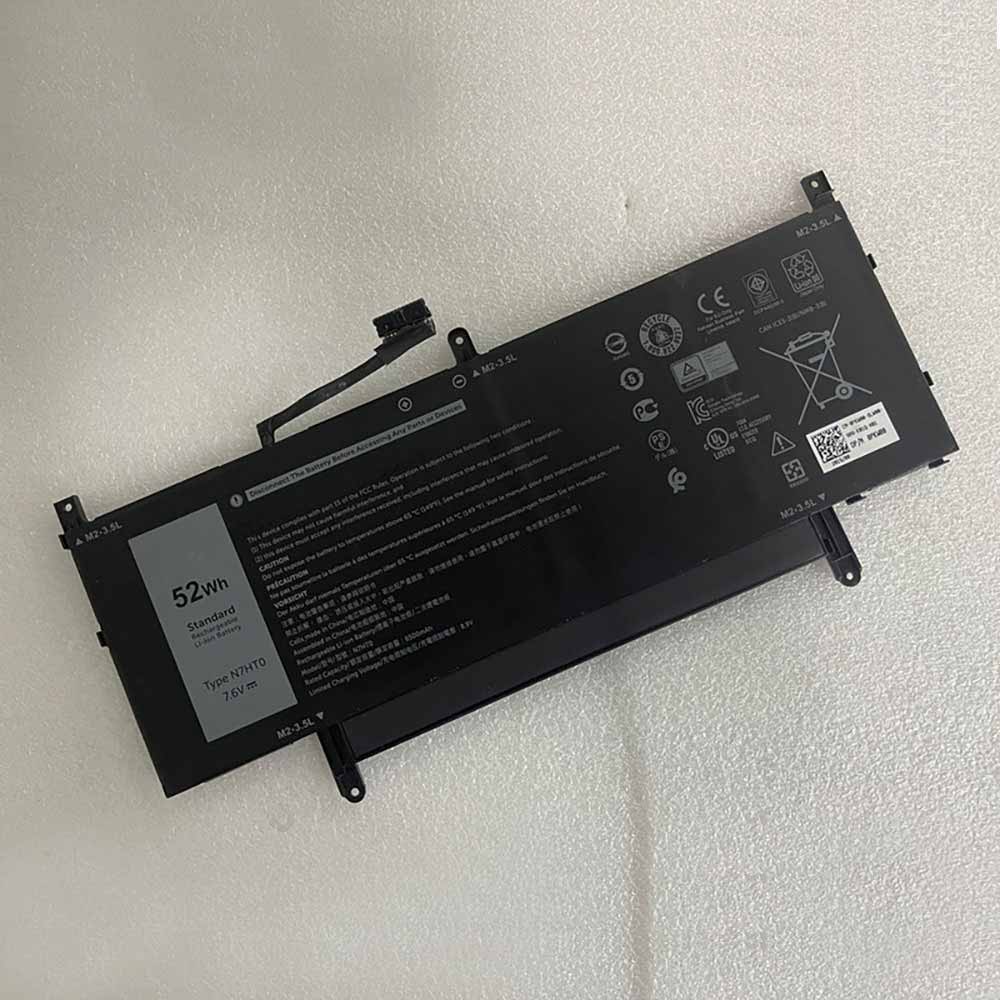 7.6V/8.9V 52Wh N7HT0 Laptop Battery for Dell Latitude 9510 2-in-1