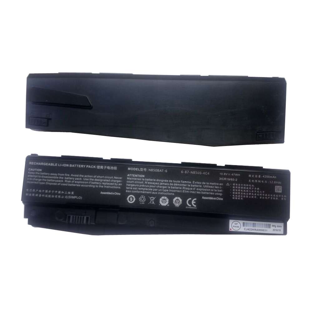 Clevo N850HC N850HJ N850HJ1 N850HK1 6-87-N850S-4C4 battery