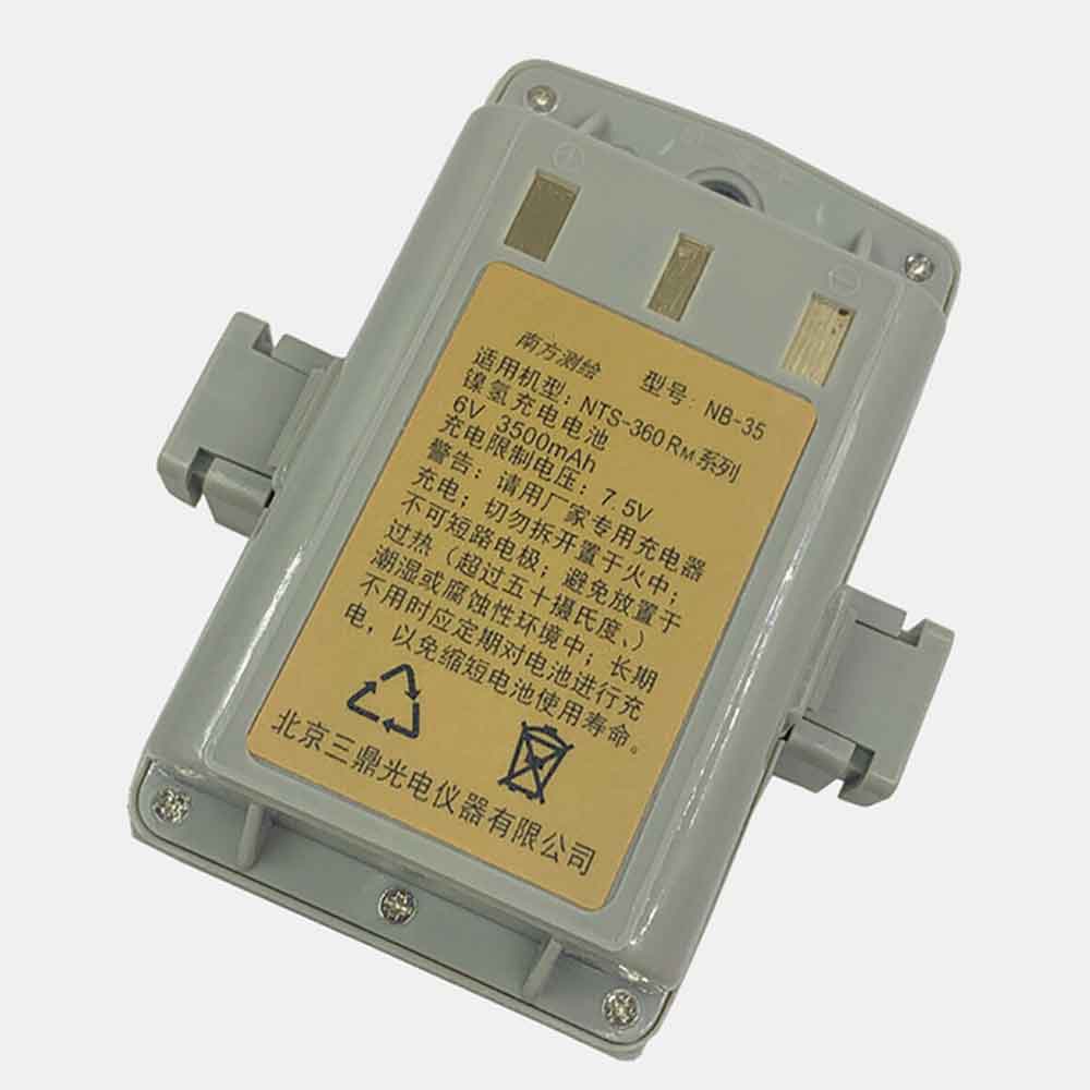 6V 3500mAh NB-35 Test Equipment Battery for South NTS-360RM NTS-362RM/R4 Total Station