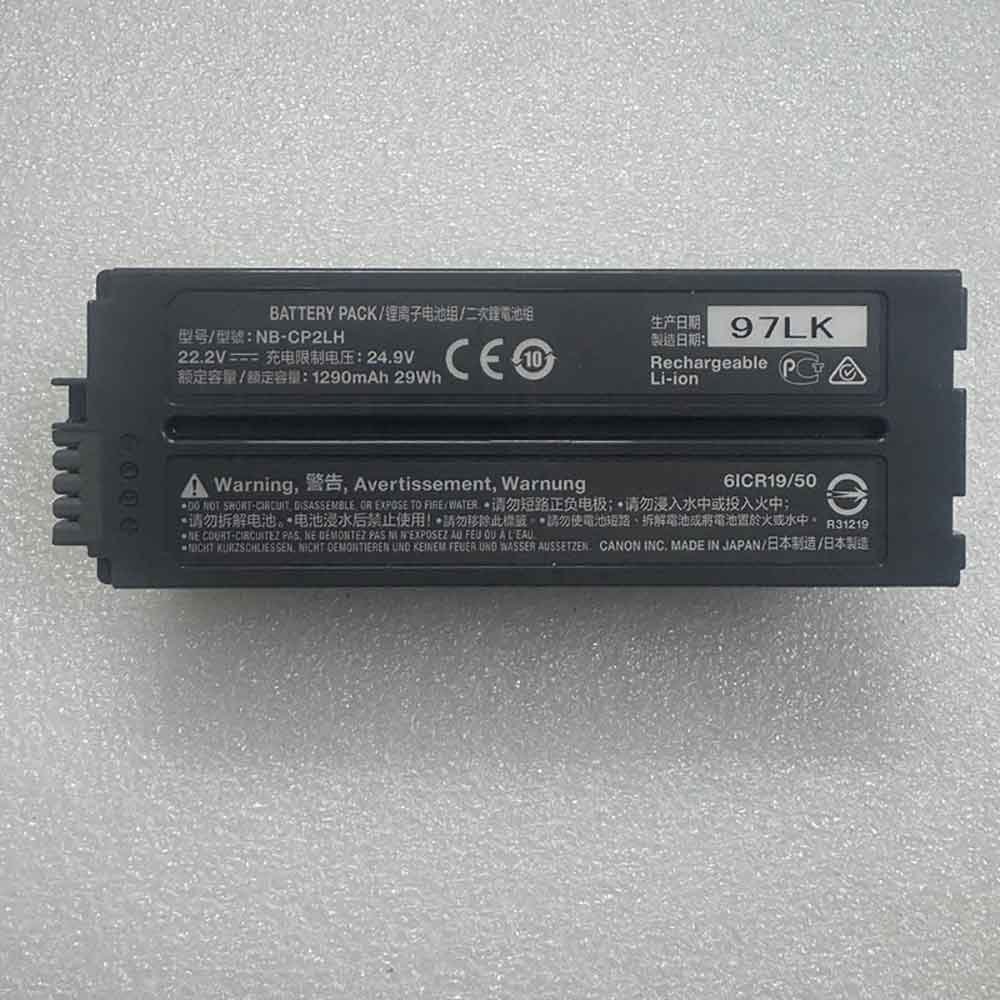 22.2V 1290mAh NB-CP2LH Printers Battery for Canon CP710 CP730 CP760 CP780 CP790 CP800
